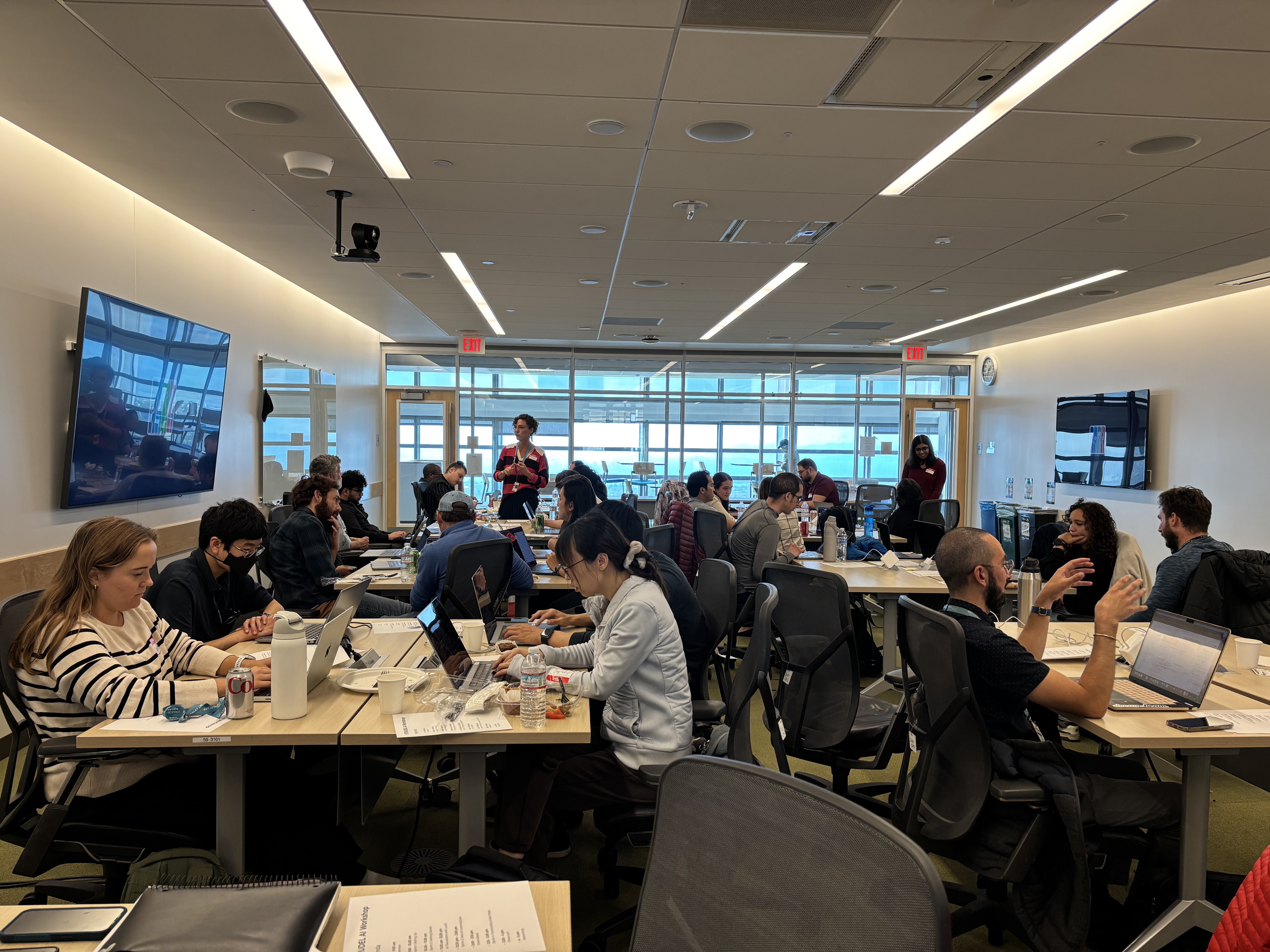 STR UDEL AI workshop session screenshot